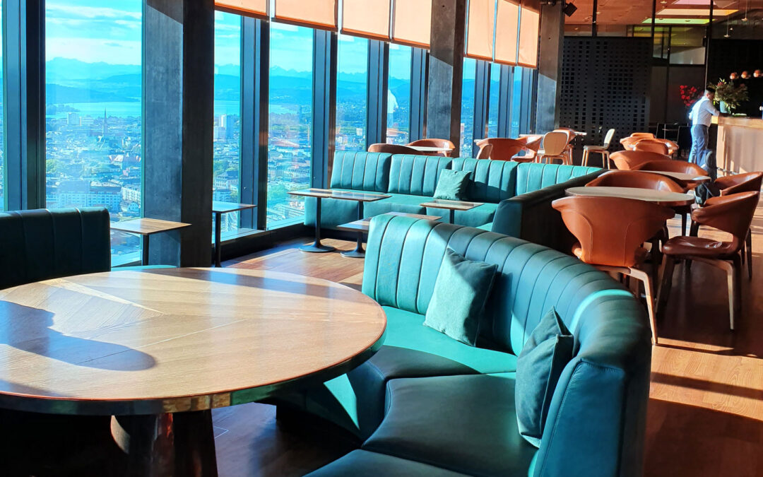 Clouds Bistro Prime Tower in Zürich, 2020